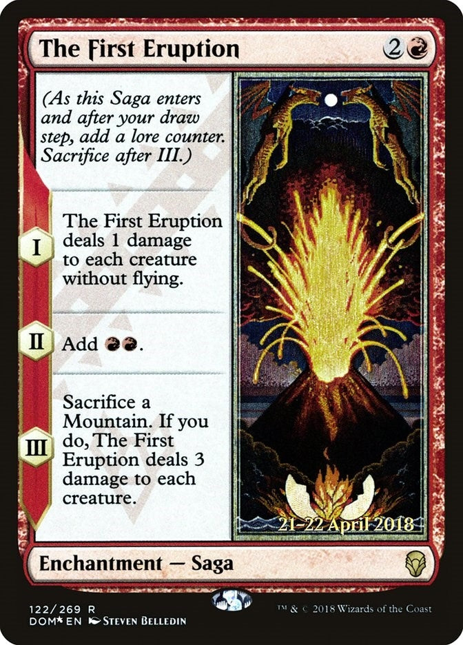 Image for The First Eruption (Prerelease Cards) (122) - Magic: The Gathering