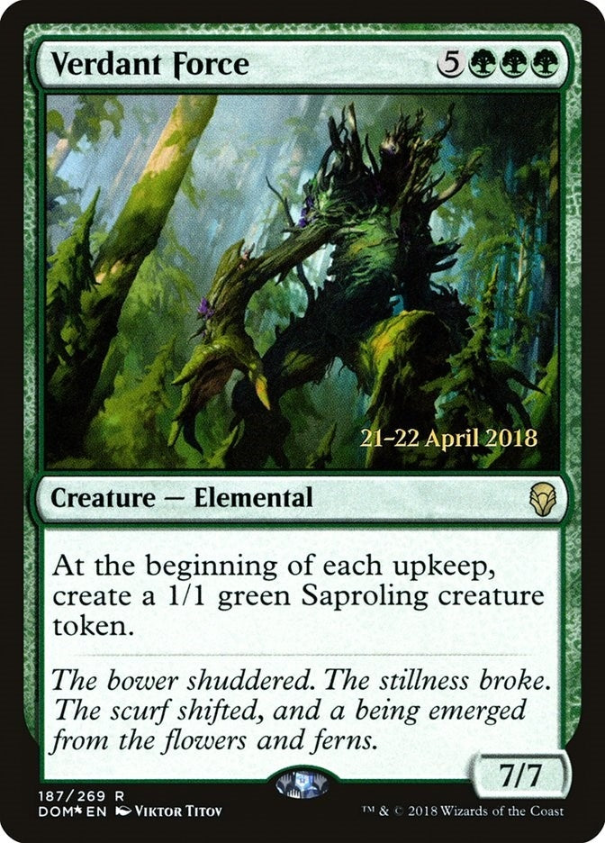 Image for Verdant Force (Prerelease Cards) (187) - Magic: The Gathering