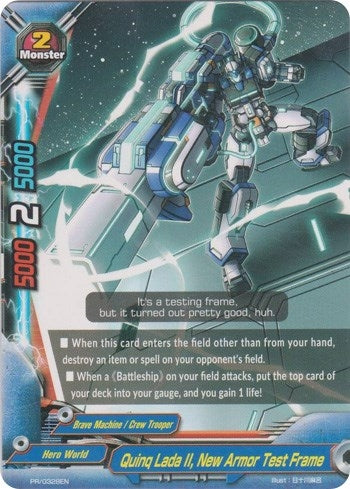 Image for Quinq Lada II, New Armor Test Frame (Promo Cards) (PR/0328EN) - Future Card BuddyFight