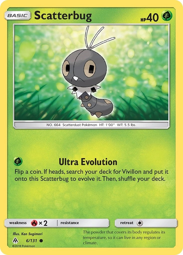 Image for Scatterbug (6) (SM - Forbidden Light) (6/131) - Pokemon