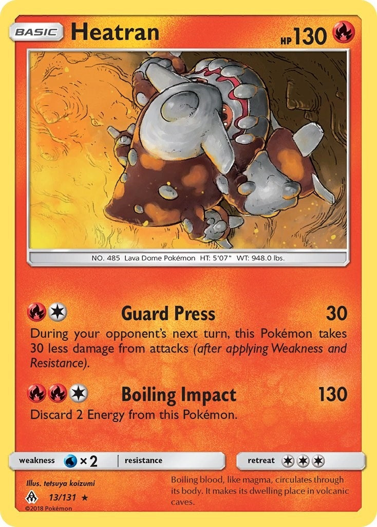 Image for Heatran (SM - Forbidden Light) (13/131) - Pokemon