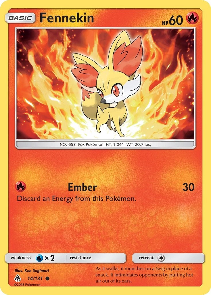 Image for Fennekin (14) (SM - Forbidden Light) (14/131) - Pokemon