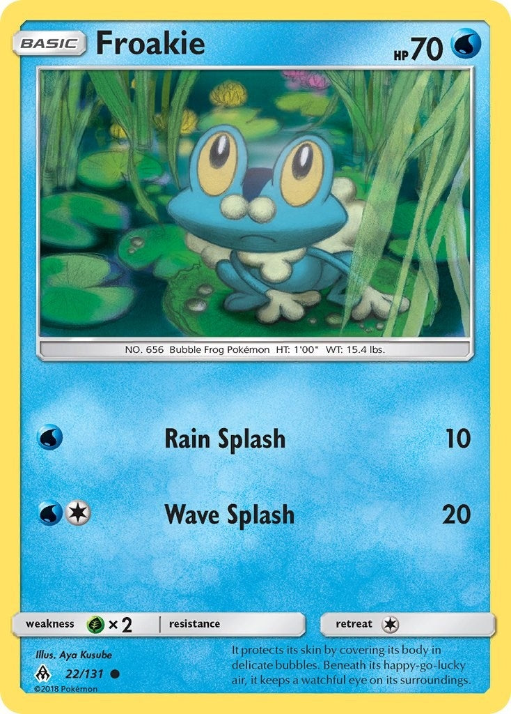 Image for Froakie (22) (SM - Forbidden Light) (22/131) - Pokemon