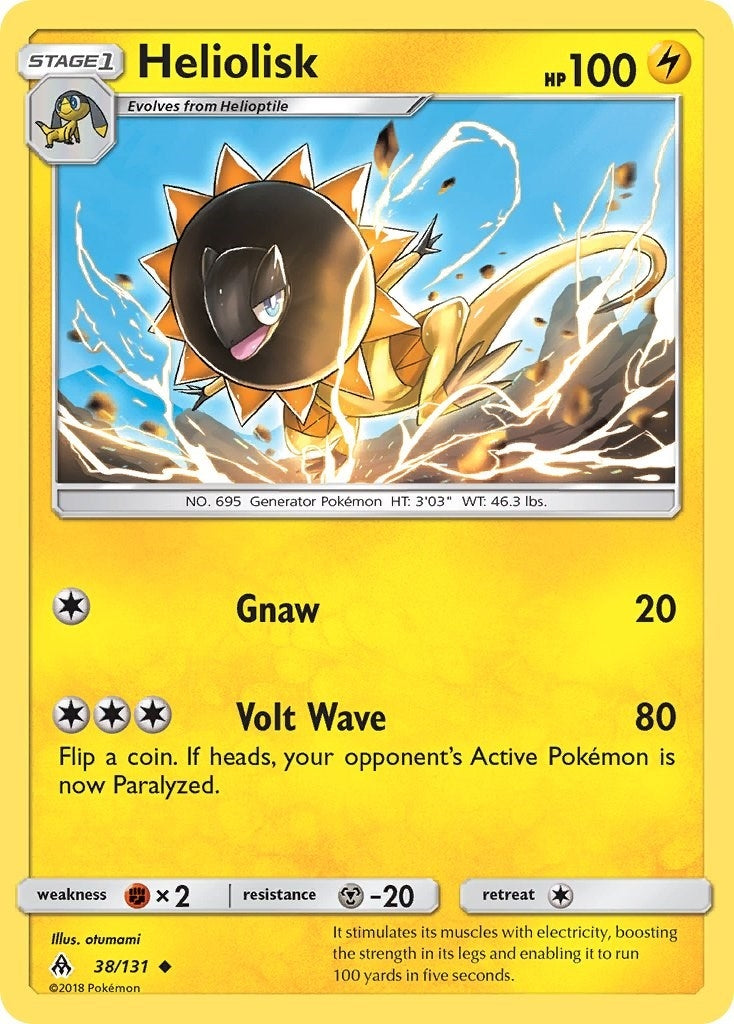 Image for Heliolisk (SM - Forbidden Light) (38/131) - Pokemon