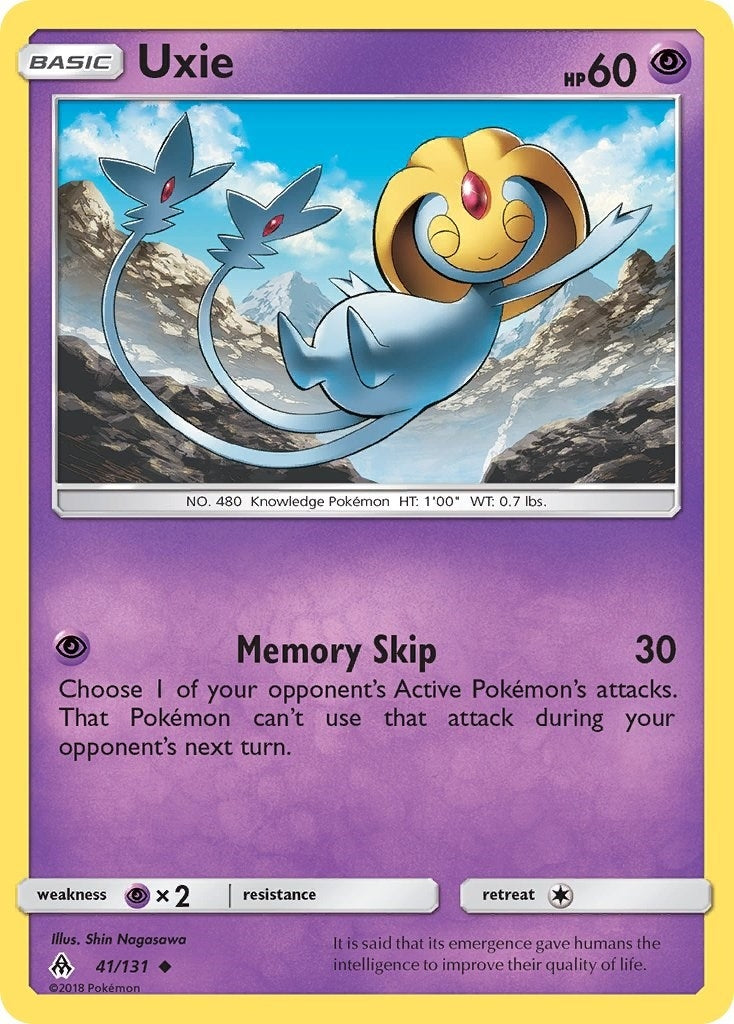 Image for Uxie (SM - Forbidden Light) (41/131) - Pokemon