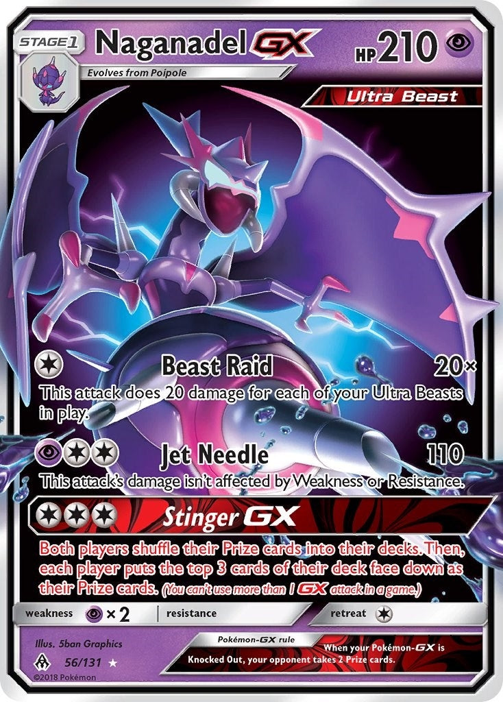 Image for Naganadel GX (SM - Forbidden Light) (56/131) - Pokemon