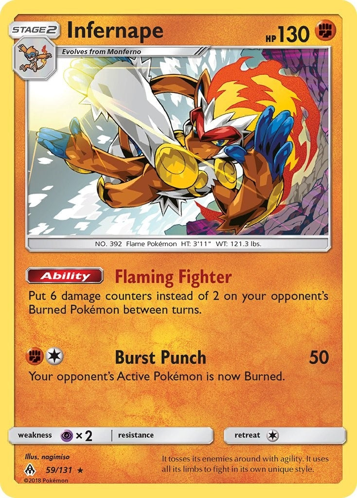 Image for Infernape (SM - Forbidden Light) (59/131) - Pokemon