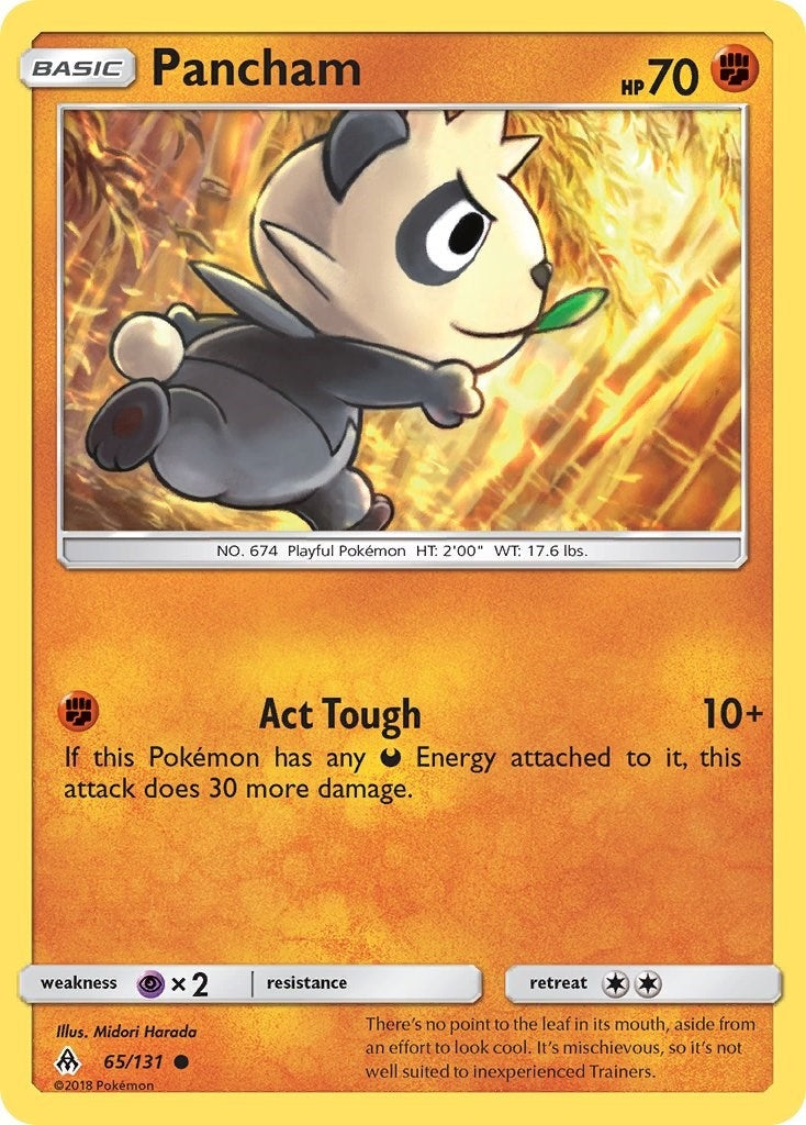 Image for Pancham (SM - Forbidden Light) (65/131) - Pokemon
