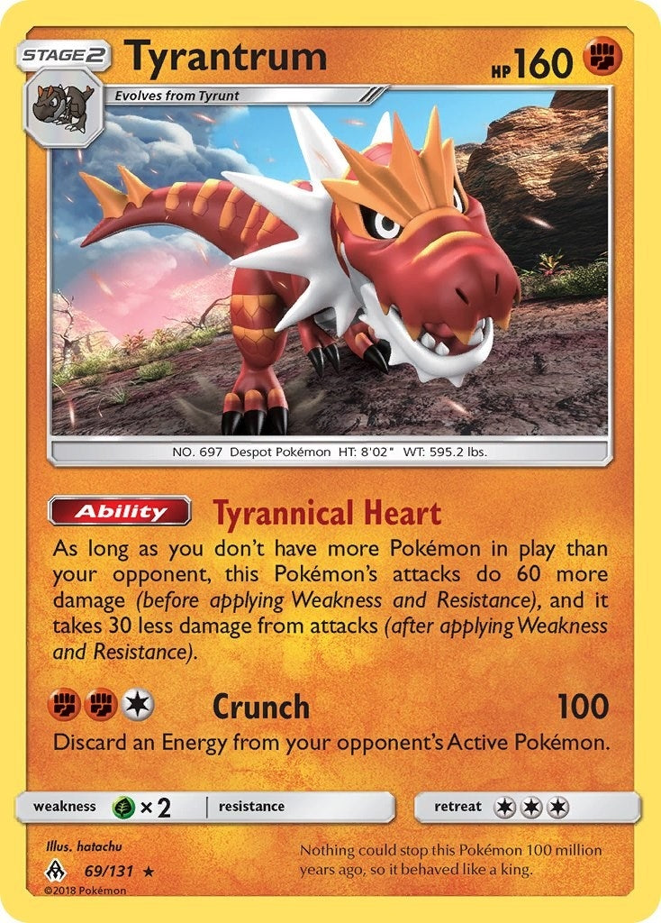Image for Tyrantrum (SM - Forbidden Light) (69/131) - Pokemon