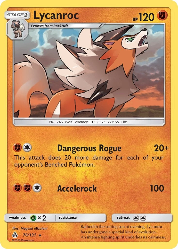 Image for Lycanroc (SM - Forbidden Light) (76/131) - Pokemon