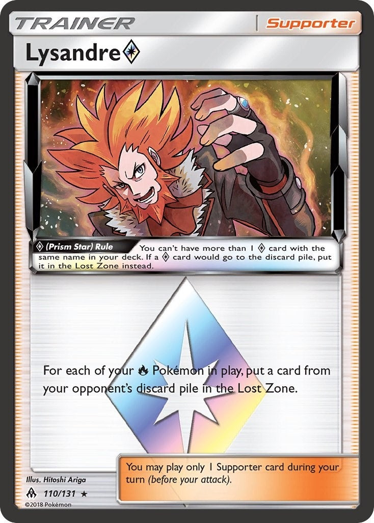 Image for Lysandre Prism Star (SM - Forbidden Light) (110/131) - Pokemon