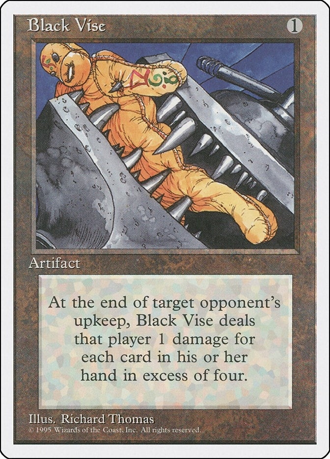 Image for Black Vise (Fourth Edition) (317) - Magic: The Gathering