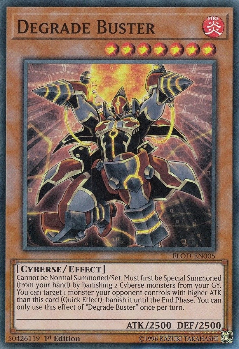 Image for Degrade Buster (Flames of Destruction) (FLOD-EN005) - YuGiOh