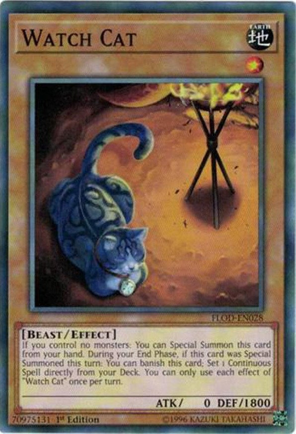 Image for Watch Cat (Flames of Destruction) (FLOD-EN028) - YuGiOh