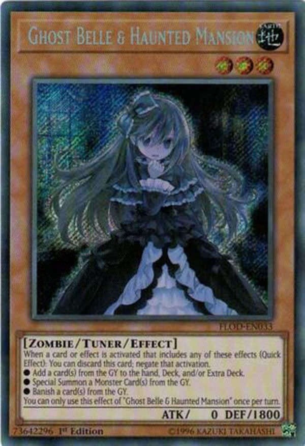 Image for Ghost Belle & Haunted Mansion (Flames of Destruction) (FLOD-EN033) - YuGiOh