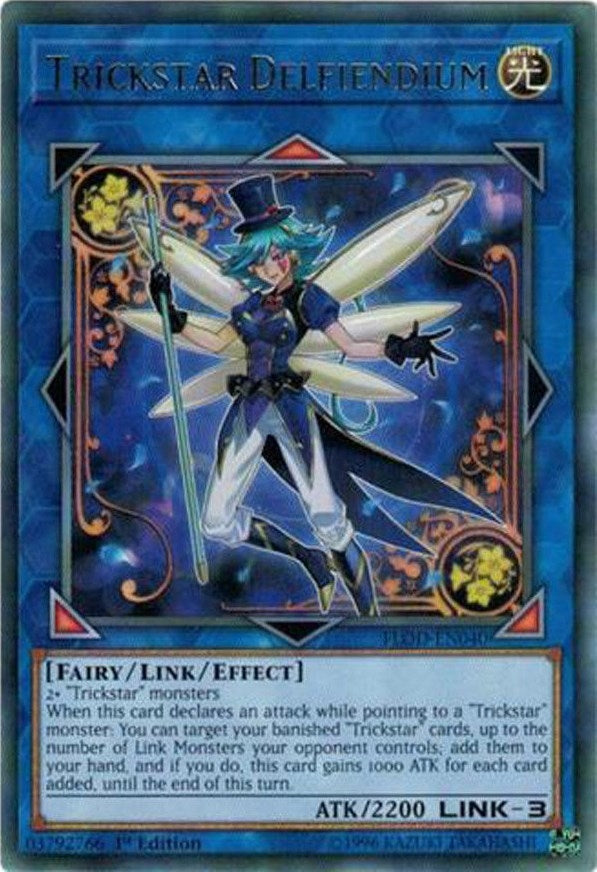 Image for Trickstar Delfiendium (Flames of Destruction) (FLOD-EN040) - YuGiOh