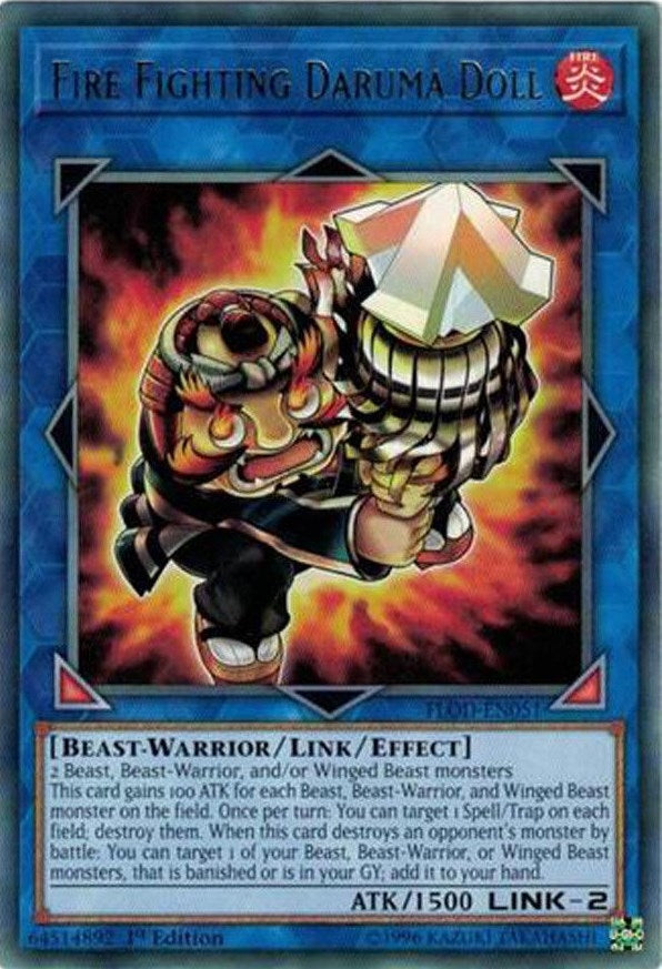 Image for Fire Fighting Daruma Doll (Flames of Destruction) (FLOD-EN051) - YuGiOh