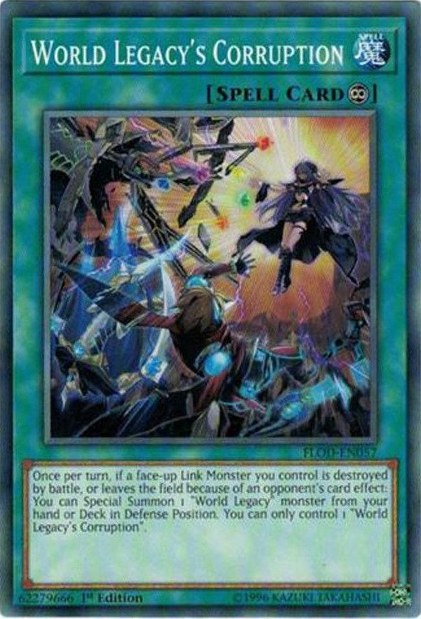 Image for World Legacy's Corruption (Flames of Destruction) (FLOD-EN057) - YuGiOh