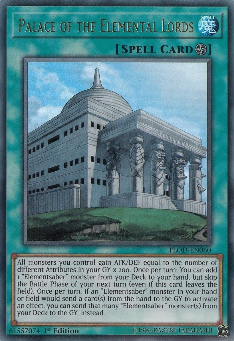 Image for Palace of the Elemental Lords (Flames of Destruction) (FLOD-EN060) - YuGiOh