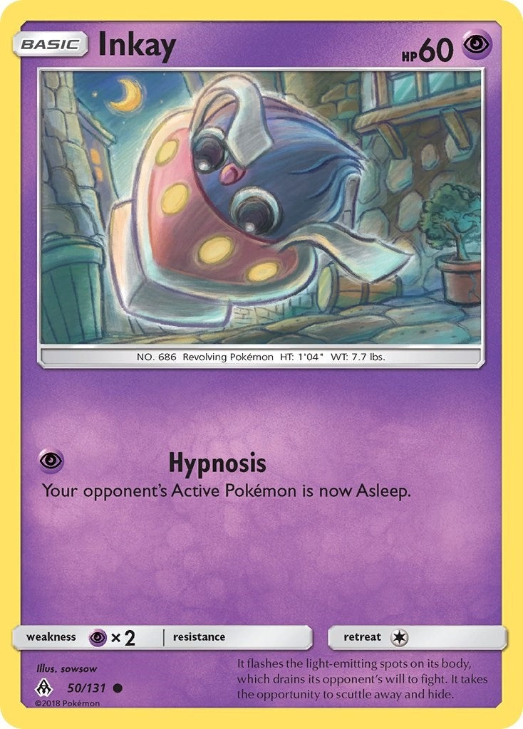 Image for Inkay (SM - Forbidden Light) (50/131) - Pokemon