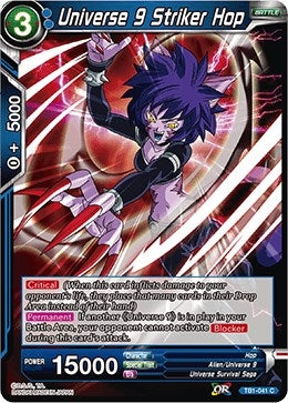 Image for Universe 9 Striker Hop (Tournament of Power) (TB1-041) - Dragon Ball Super: Masters