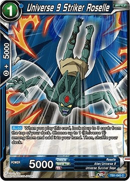 Image for Universe 9 Striker Roselle (Tournament of Power) (TB1-045) - Dragon Ball Super: Masters