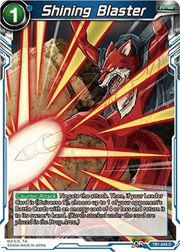Image for Shining Blaster (Tournament of Power) (TB1-049) - Dragon Ball Super: Masters