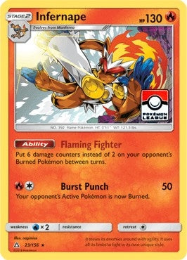 Image for Infernape - 23/156 (Pokemon League) (League & Championship Cards) (023/156) - Pokemon