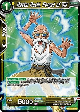 Image for Master Roshi, Forged of Will (Tournament of Power) (TB1-076) - Dragon Ball Super: Masters