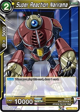 Image for Super Reaction Narirama (Tournament of Power) (TB1-092) - Dragon Ball Super: Masters