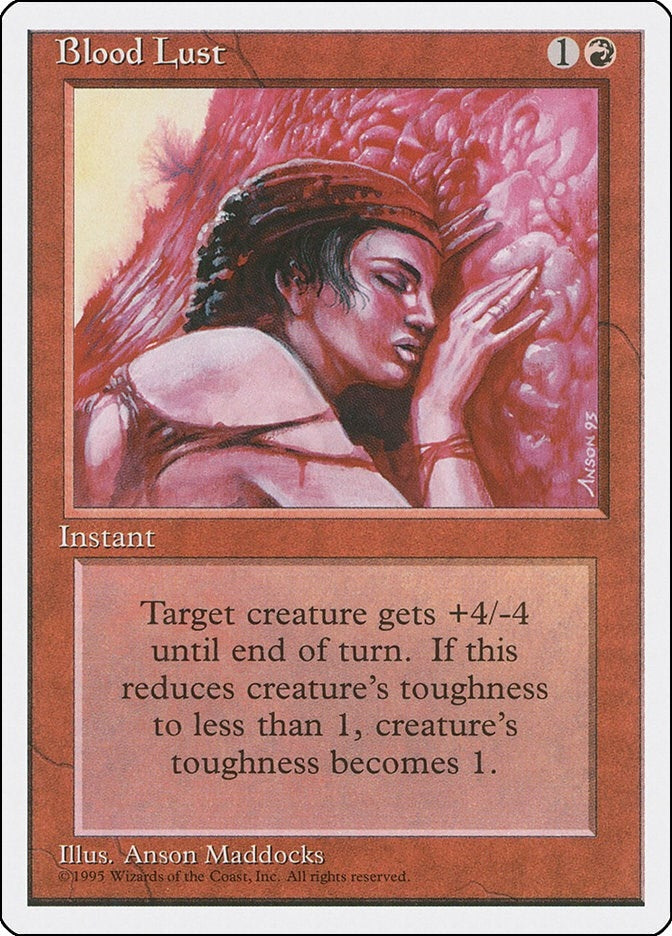 Image for Blood Lust (Fourth Edition) - Magic: The Gathering