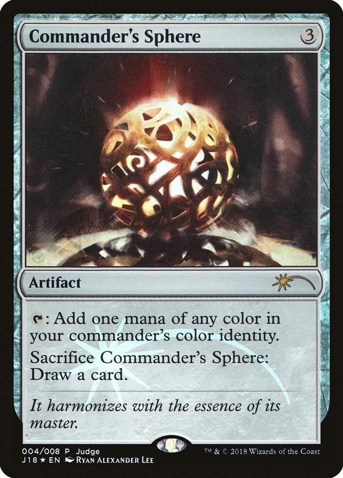 Image for Commander's Sphere (Judge Promos) (4) - Magic: The Gathering