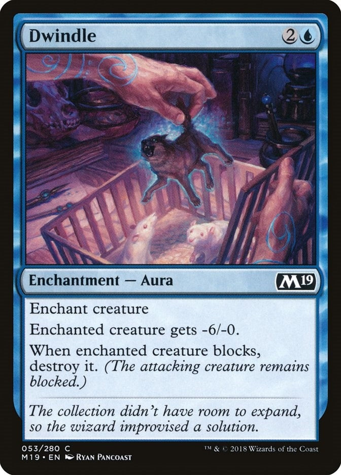 Image for Dwindle (Core Set 2019) (53) - Magic: The Gathering