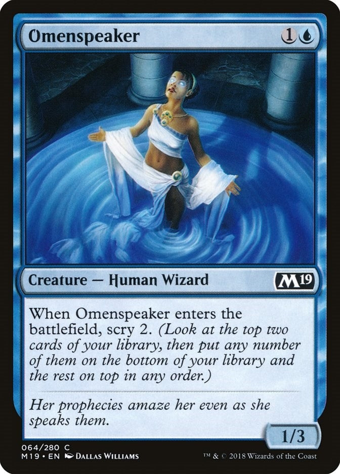 Image for Omenspeaker (Core Set 2019) (64) - Magic: The Gathering