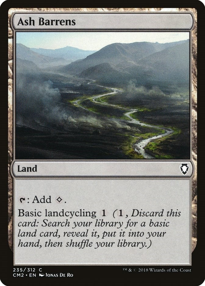 Image for Ash Barrens (Commander Anthology Volume II) (235) - Magic: The Gathering