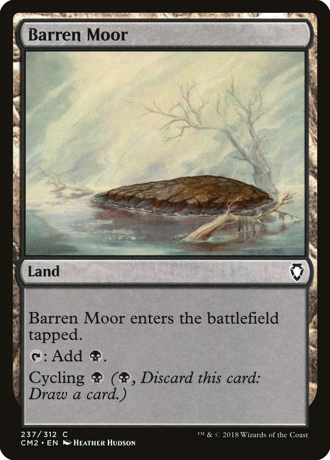Image for Barren Moor (Commander Anthology Volume II) (237) - Magic: The Gathering