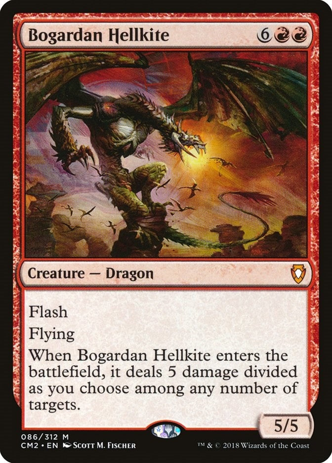 Image for Bogardan Hellkite (Commander Anthology Volume II) (86) - Magic: The Gathering
