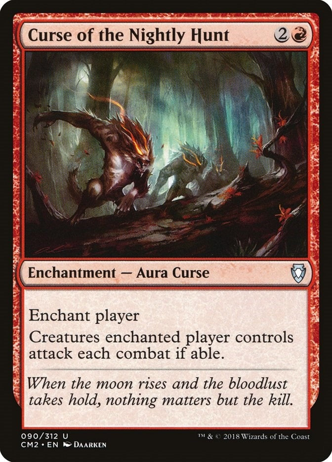 Image for Curse of the Nightly Hunt (Commander Anthology Volume II) (90) - Magic: The Gathering