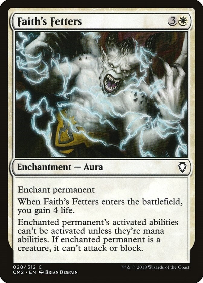 Image for Faith's Fetters (Commander Anthology Volume II) (28) - Magic: The Gathering