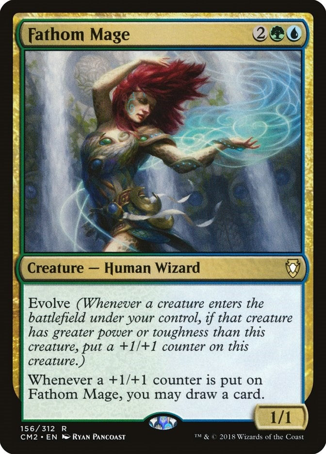 Image for Fathom Mage (Commander Anthology Volume II) (156) - Magic: The Gathering