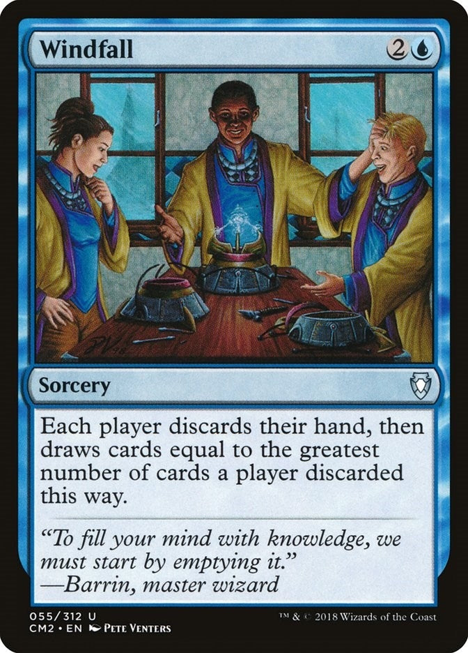 Image for Windfall (Commander Anthology Volume II) (55) - Magic: The Gathering