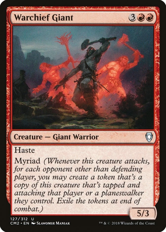 Image for Warchief Giant (Commander Anthology Volume II) (127) - Magic: The Gathering