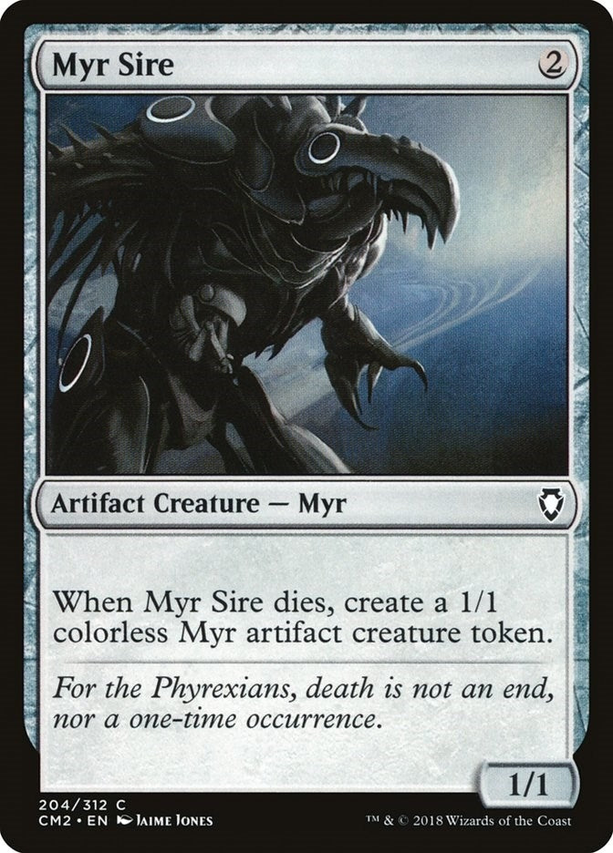 Image for Myr Sire (Commander Anthology Volume II) (204) - Magic: The Gathering