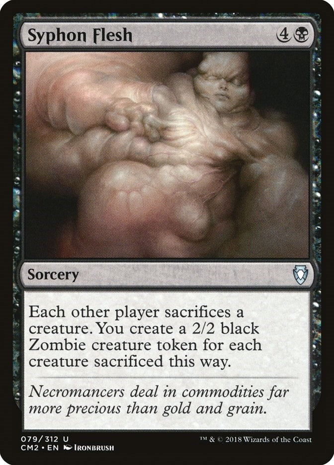 Image for Syphon Flesh (Commander Anthology Volume II) (79) - Magic: The Gathering