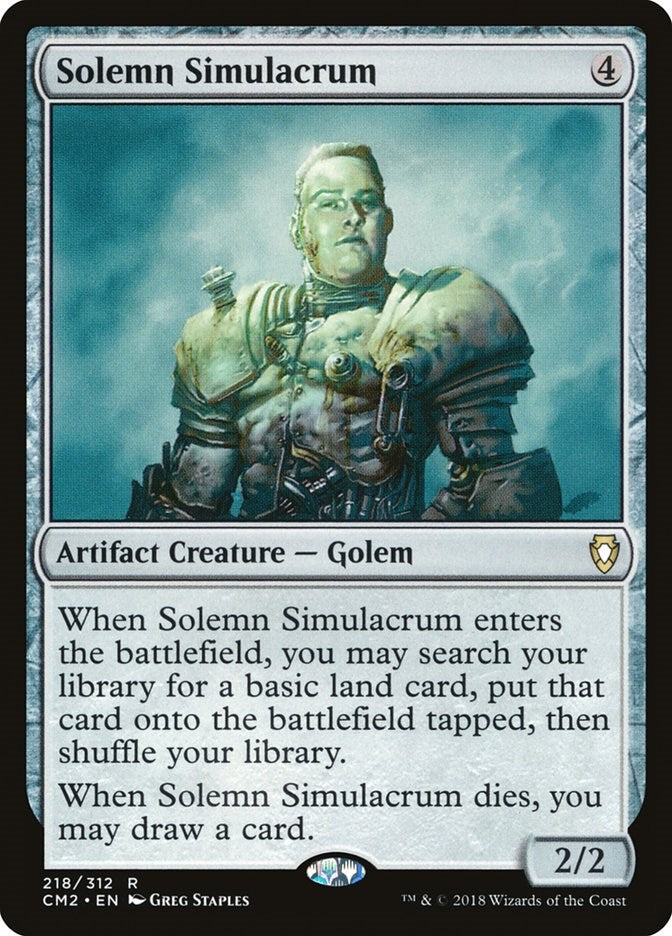 Image for Solemn Simulacrum (218) (Commander Anthology Volume II) (218) - Magic: The Gathering