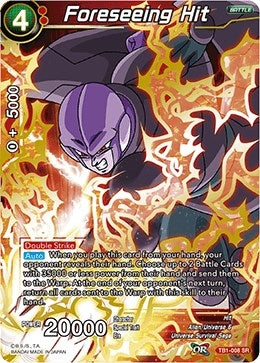 Image for Foreseeing Hit (Tournament of Power) (TB1-008) - Dragon Ball Super: Masters