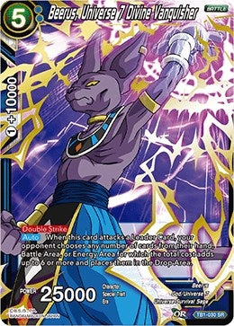 Image for Beerus, Universe 7 Divine Vanquisher (Tournament of Power) (TB1-030) - Dragon Ball Super: Masters
