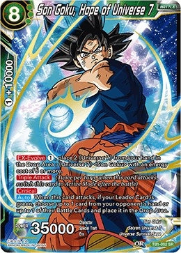 Image for Son Goku, Hope of Universe 7 (Tournament of Power) (TB1-052) - Dragon Ball Super: Masters