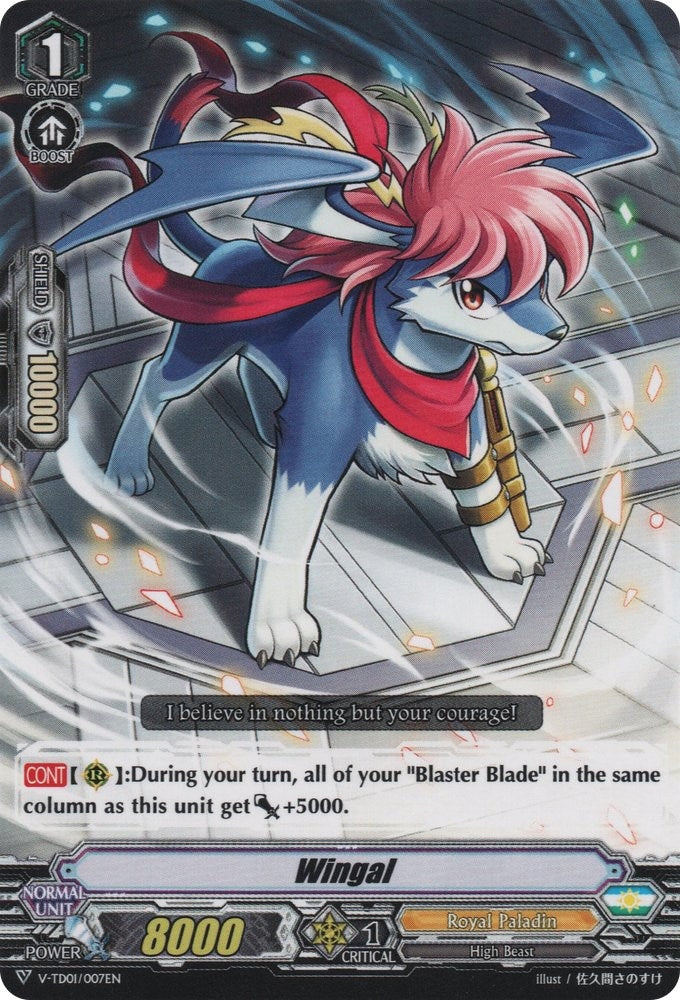 Image for Wingal (V-TD01: Aichi Sendou) (V-TD01/007EN) - Cardfight Vanguard