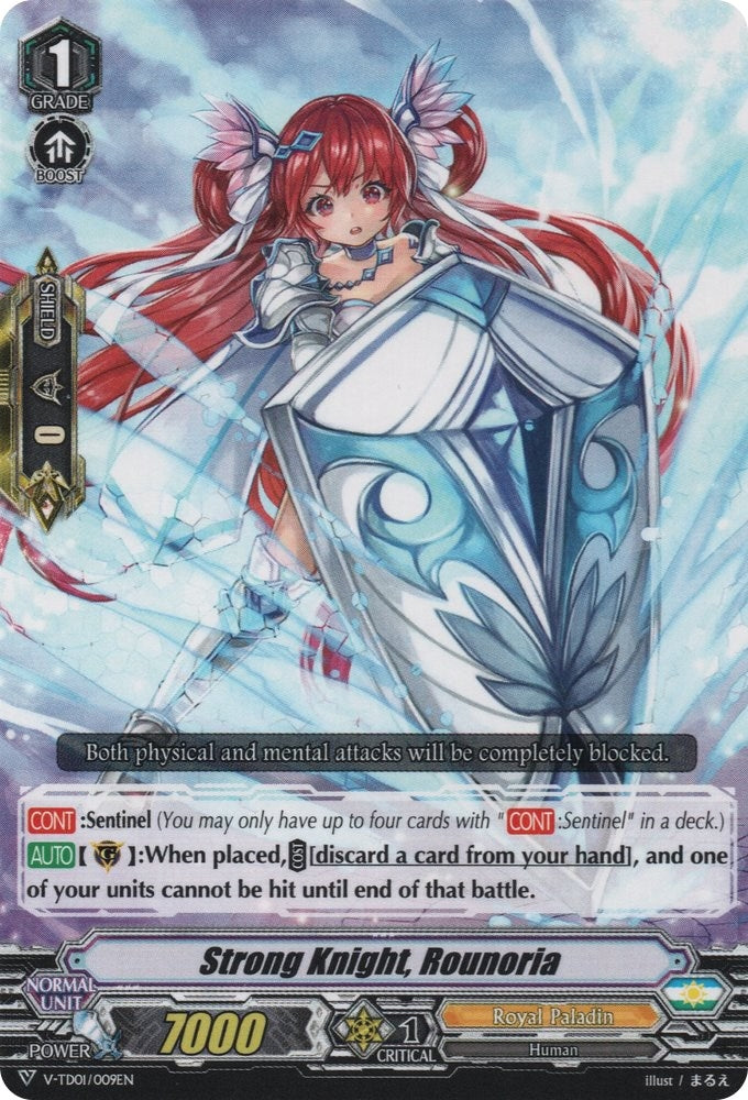 Image for Strong Knight, Rounoria (V-TD01: Aichi Sendou) (V-TD01/009EN) - Cardfight Vanguard